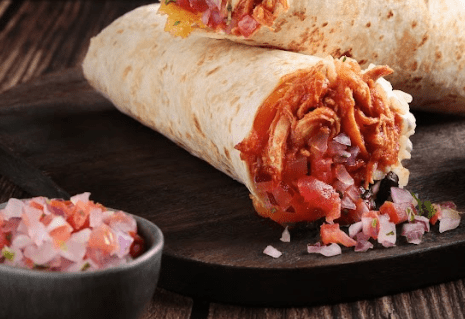 Saborea México con nuestro burrito de pollo con los mejores ingredientes